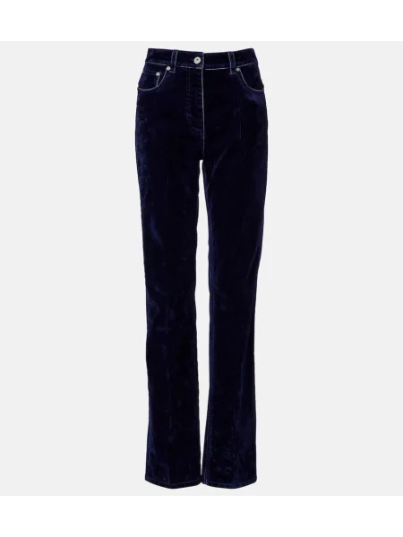 Blugi drepți Ferragamo albastru