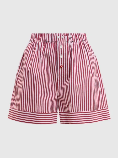 Шорти в смужку Solotre бордові