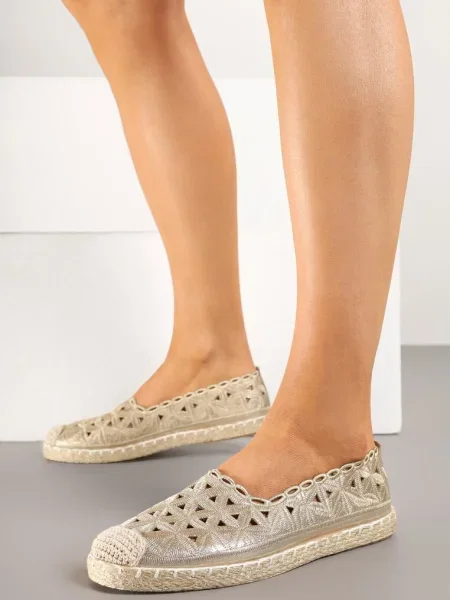 Espadrile Arivoni aurii