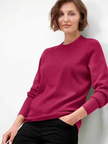 Кофти та светри Tchibo малиновий віскоза/поліестер