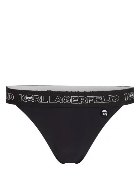 Bikini Karl Lagerfeld cu imagine negru