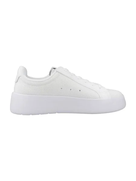 Pantofi Lacoste cu platformă alb