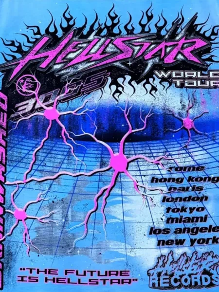 Tricou Hellstar albastru