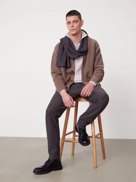 Kardigan Medicine pánský hnědá