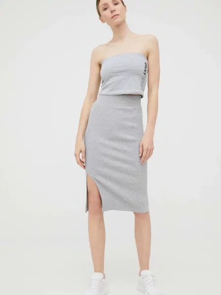 Топ Dkny оголоне плече сірий