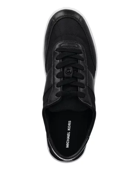 Portofel Michael Michael Kors cu volane plisat de lână negru