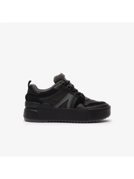 Lacoste Buty Sportowe Zimowe Ze Skóry Naturalnej czarne