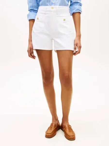 Tommy Hilfiger De blugi pantaloni scurți alb