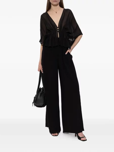 Pantaloni Max Mara negru