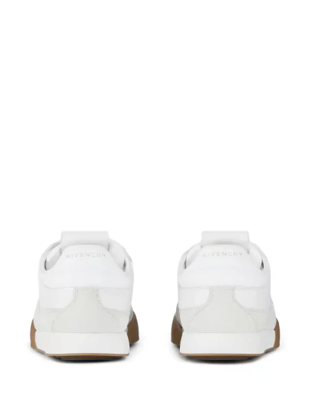 Sneakerși Givenchy din piele de căprioară alb