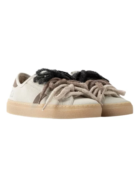 Sneakersy D.a.t.e. zamszowe beżowe