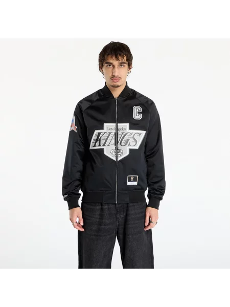 Атласная куртка Mitchell & Ness черная