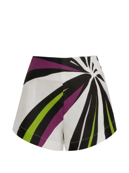 Pantaloni scurți Cala De La Cruz cu imagine alb