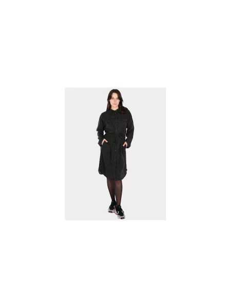 IrieDaily Civic Tencel Dress Kobiety Sukienka IrieDaily Size: S czarny