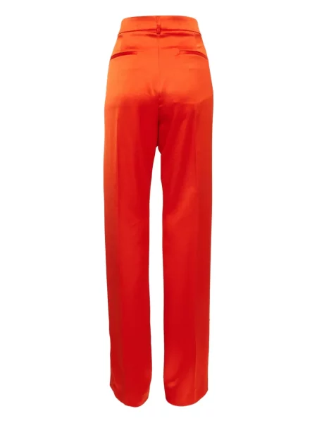 Pantaloni Msgm cu crăpătură portocaliu