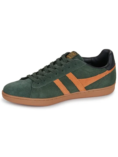 Pantofi Gola din piele de căprioară kaki