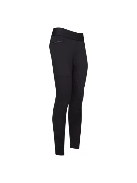 Legginsy jeździeckie z pełną przyczepnością Imperial Riding EL Capone czarne