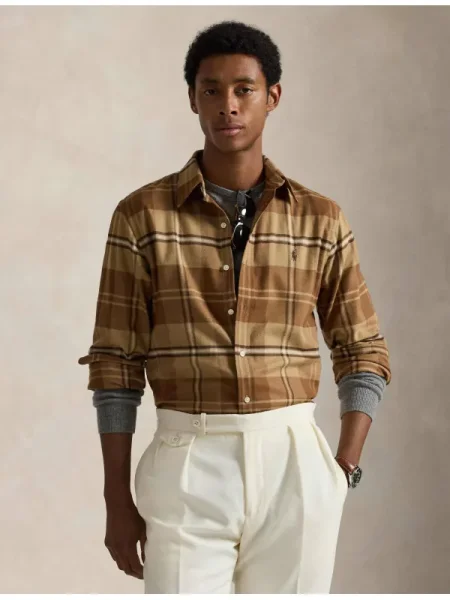 POLO RALPH LAUREN Cămașă | Custom fit maro