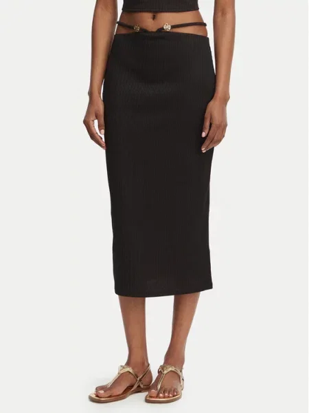 Guess Fustă tip creion negru