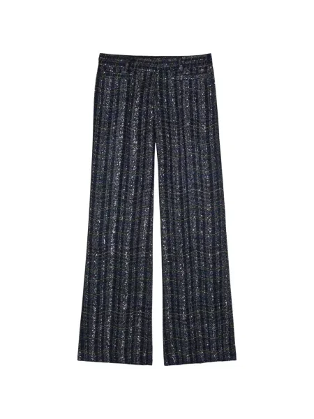 Pantaloni Missoni cu paiete albastru