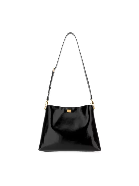 Torebka Dolce And Gabbana skórzana czarna