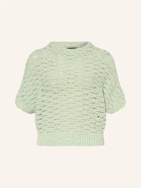 Marc Cain Pletené Tričko silt green zelené