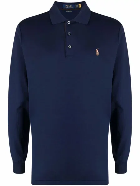 Μπλούζα Polo Ralph Lauren με κέντημα μπλε