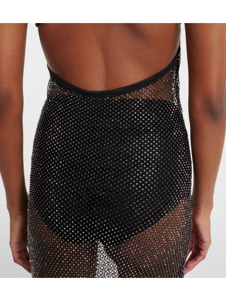 Rochie midi Simkhai plasă până la genunchi de costum negru