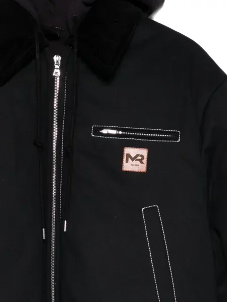 Płaszcz Meryll Rogge z kapturem niebieski