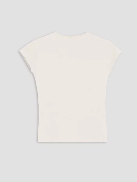 Футболка basic нюдовий