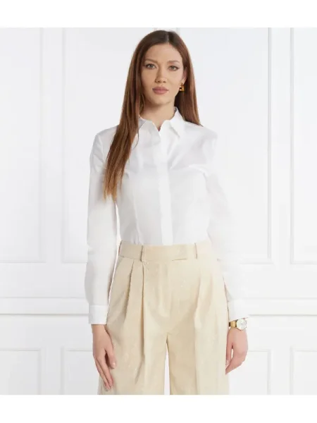 BOSS BLACK Cămașă Bashinah alb