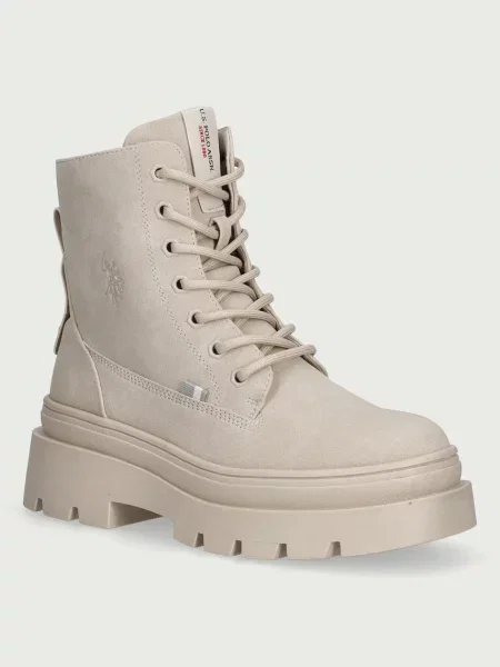 U.S. Polo Assn. botine pentru femei bej