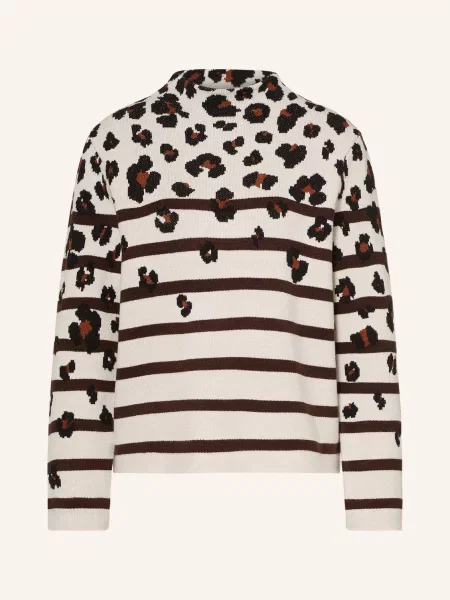 Miss Lagotte Sweter beige czarny