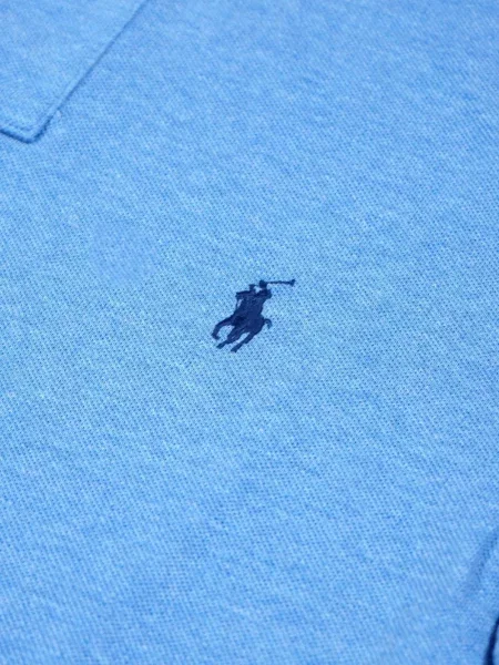 Kostkovaný kardigan Polo Ralph Lauren s autogramem modrý