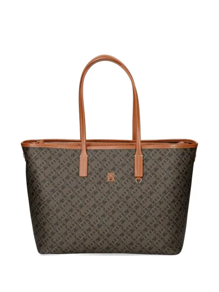 Geantă de mână Tommy Hilfiger maro