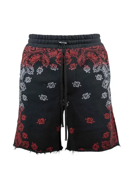 Pantaloni scurți Amiri cu imagine negru