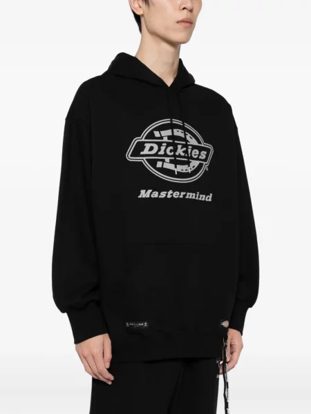 Суичър с качулка Mastermind Japan с принт черно