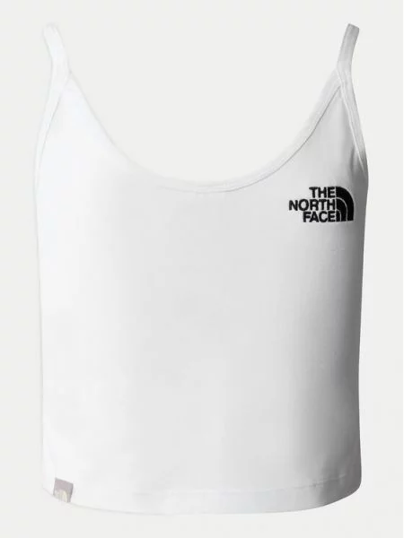 Zkrácený top The North Face bílý