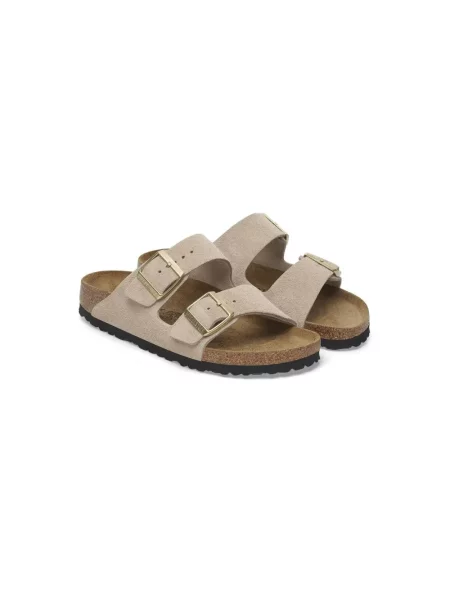 Sneakers Birkenstock Arizona Suede Leather Sandcastle EUR 36 beżowe