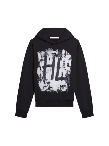 Bluza Helmut Lang z nadrukiem czarna