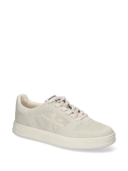 Sneakerși Premiata tricotate alb