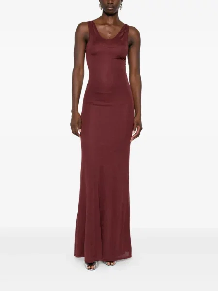 Rochie maxi Aya Muse de costum maro