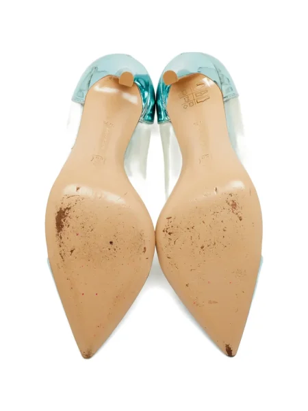 Pantofi cu toc Gianvito Rossi verde