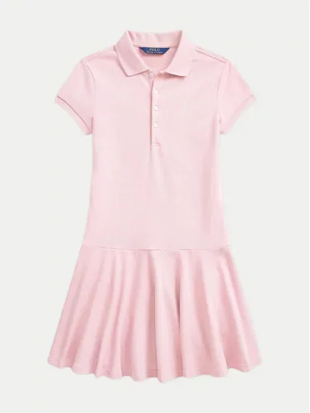 Vsakodnevna obleka Polo Ralph Lauren roza