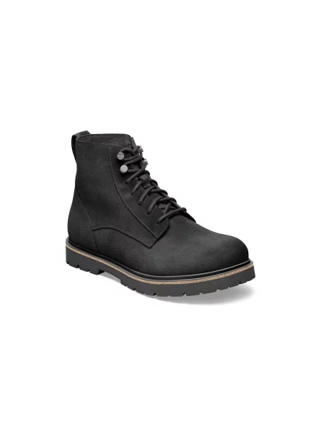 Botki Birkenstock zamszowe czarne