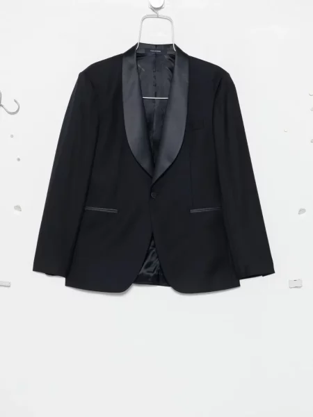 Costum Tagliatore cu rever albastru