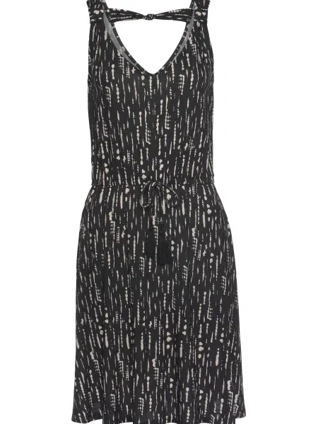 S.Oliver Rochie / ecru negru