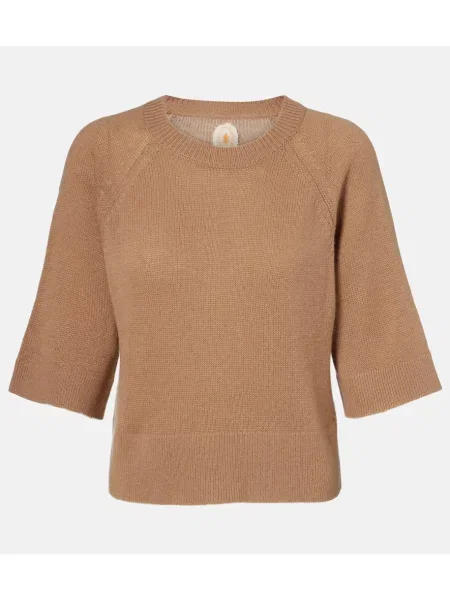 Vuneni džemper Jardin Des Orangers smeđa