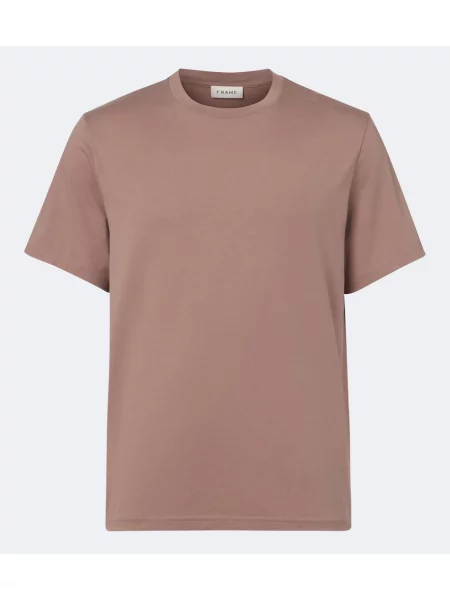 Tricou Frame din jerseu maro