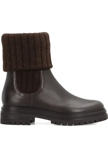 Кожени боти тип челси Gianvito Rossi кафяво